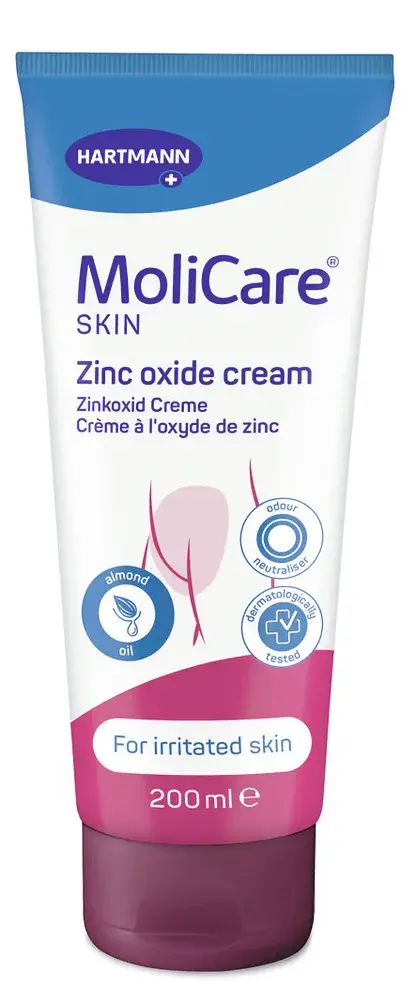 Crème dermoprotectrice à l'oxyde de zinc
