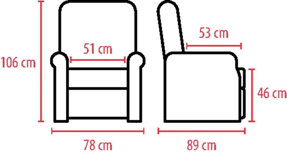 Fauteuil releveur 2 moteurs Kumo relax électrique