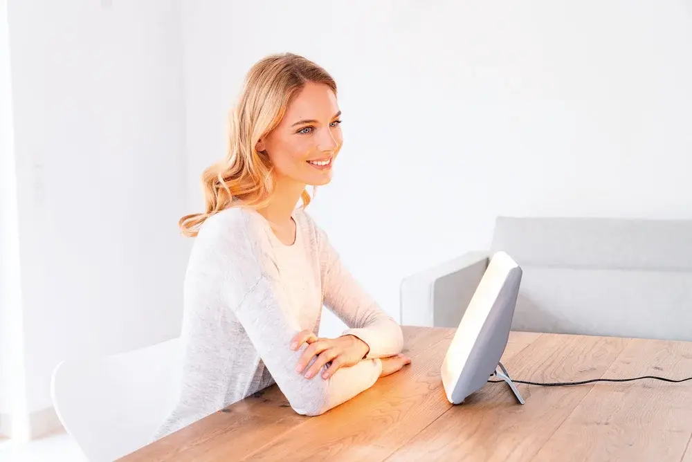 Lampe de luminothérapie compact carré