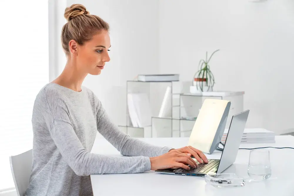 Lampe de luminothérapie compact carré