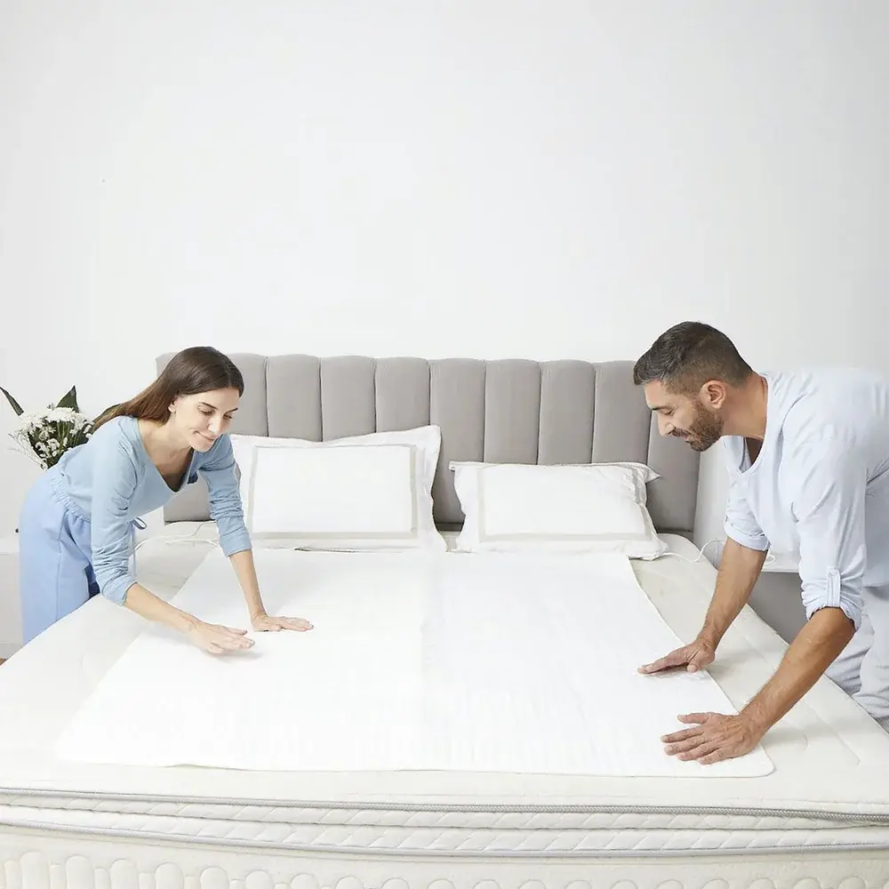 Surmatelas à air chauffant 2 places