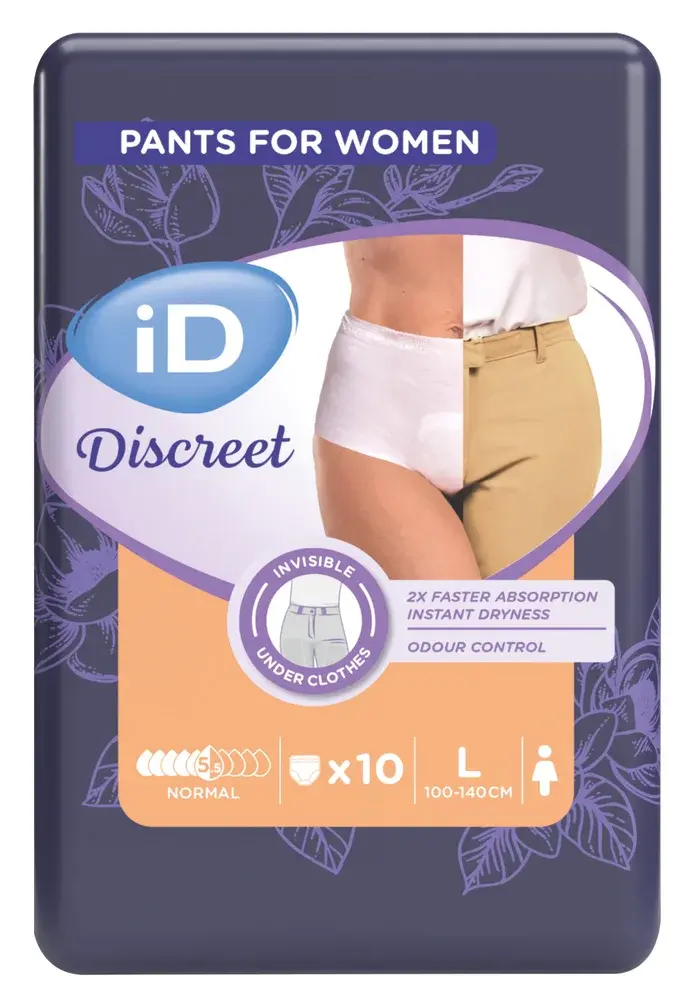 Protections fuites urinaires femme Discreet Pants
