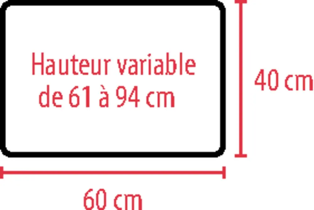 Table de lit médicalisé inclinable Diffusion