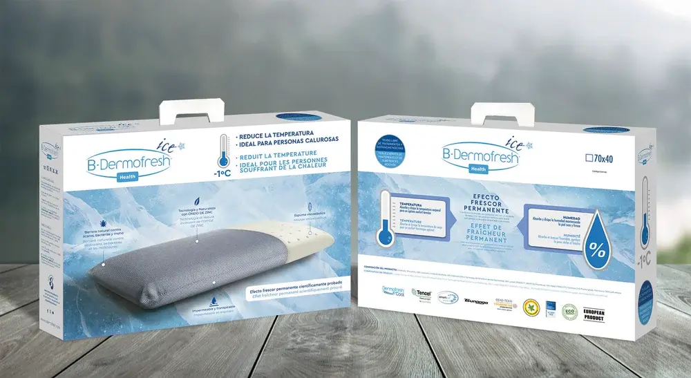 Oreiller thermorégulateur ICE