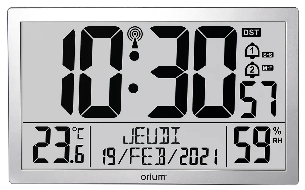 Horloge calendrier géante
