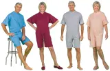 Vignette - Grenouillère adulte mixte Caz manches et jambes courtes