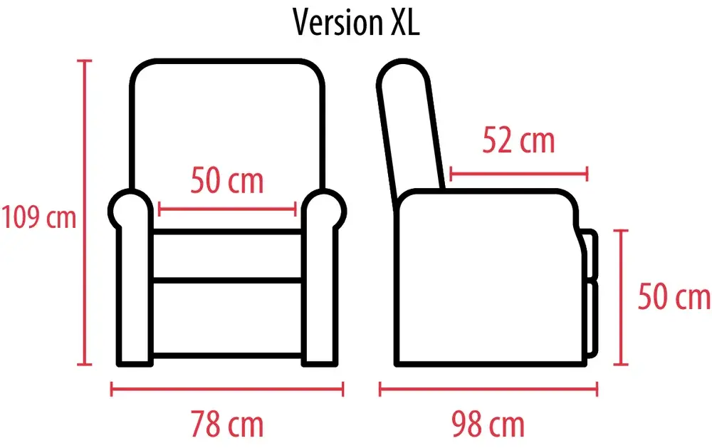 Fauteuil releveur 4 moteurs Thelma ergonomique