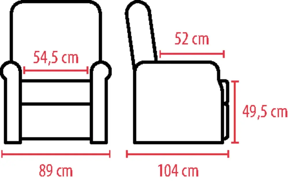 Fauteuil releveur 4 moteurs Chester