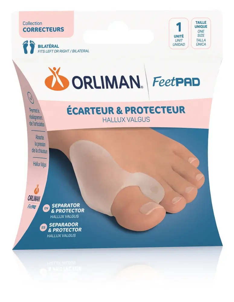 Écarteur et protecteur hallux valgus