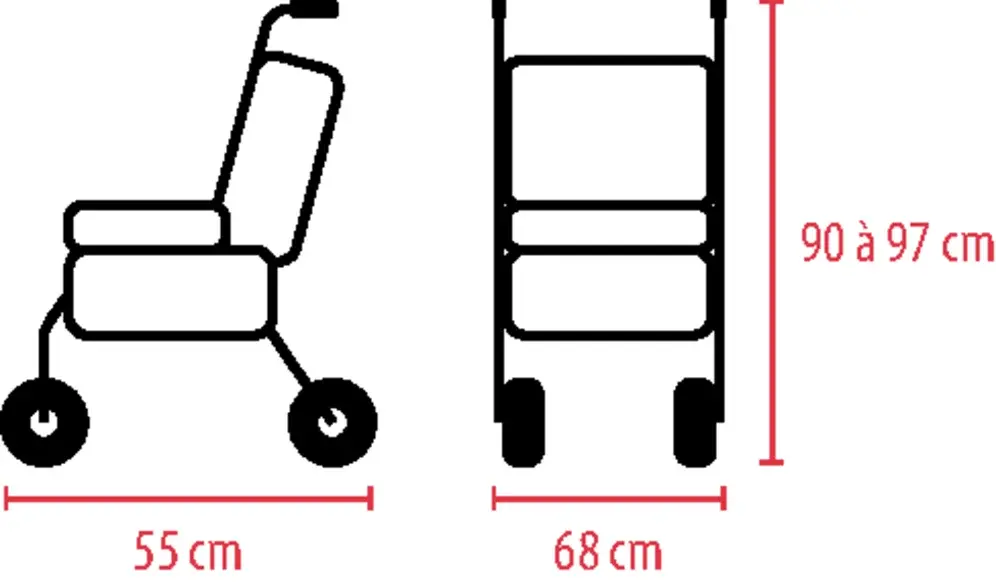 Rollator 4 roues W05