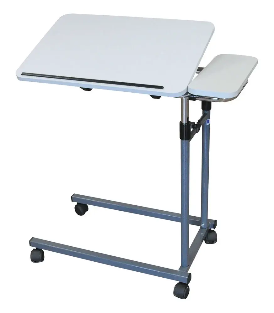 Table de lit médicalisé à roulettes AC 305 avec grand plateau inclinable