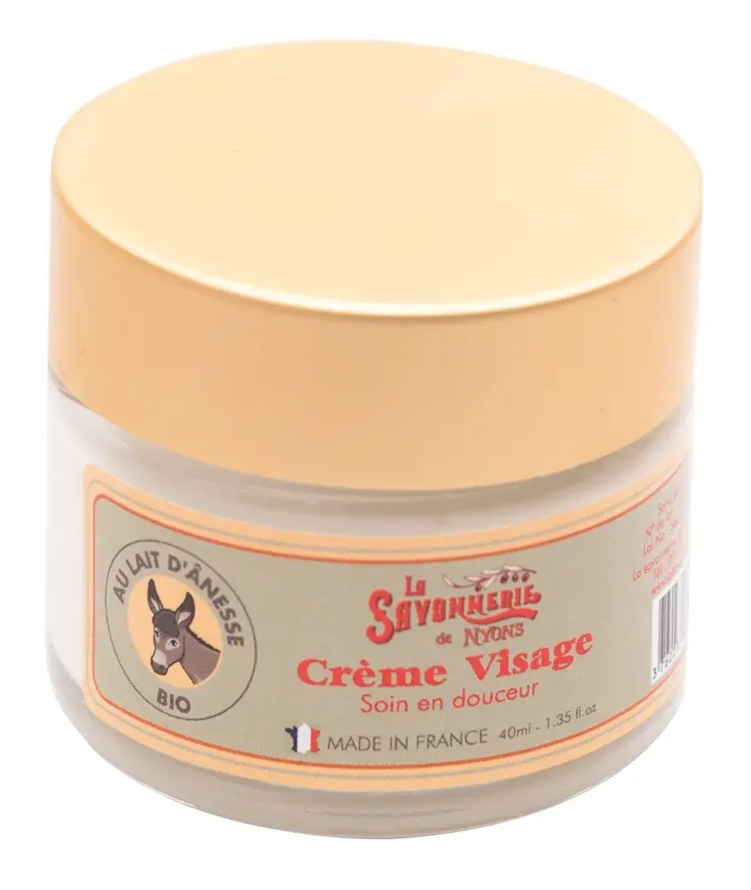 Crème visage au lait d'ânesse BIO