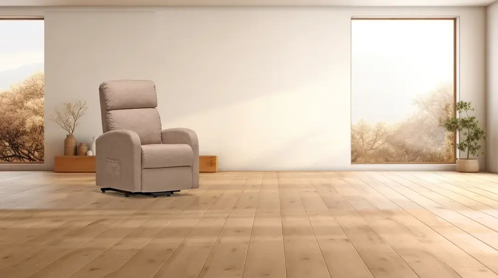Fauteuil releveur 1 moteur Olive spécial mal de dos