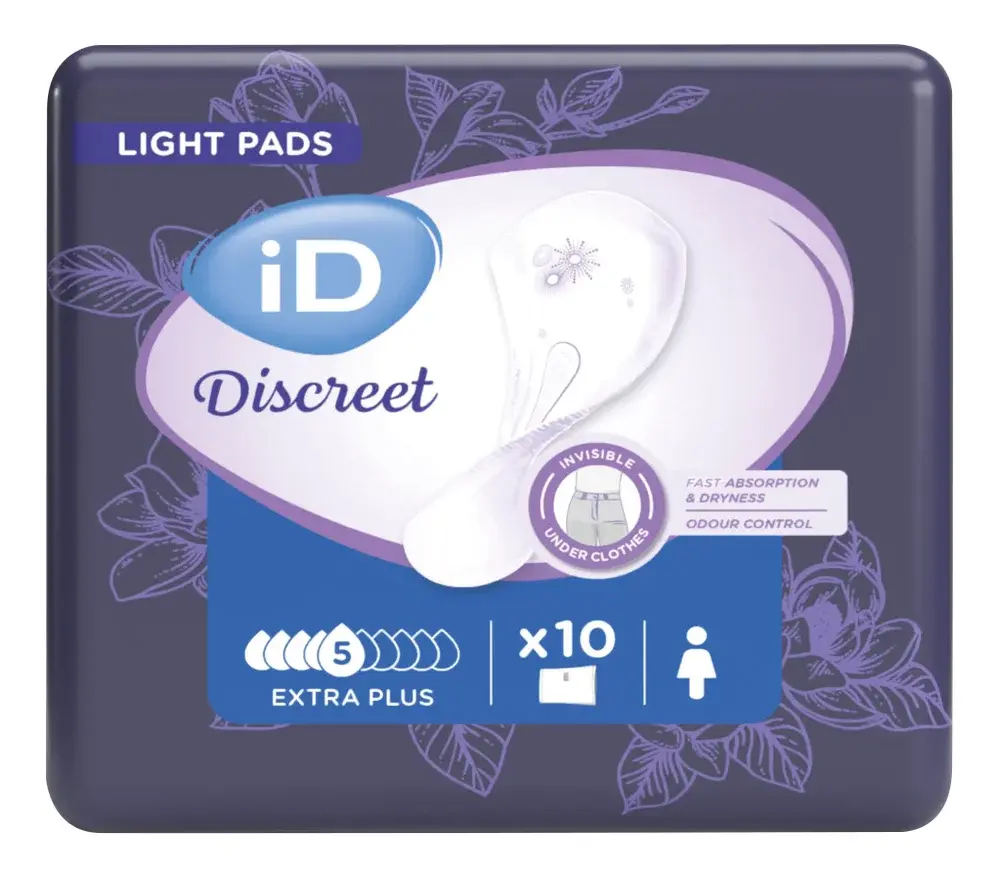 Protections fuites urinaires femme Discreet Light pads