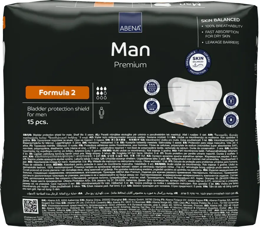 Protection urinaire homme Man Premium