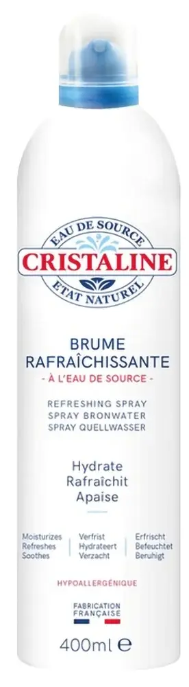 Brumisateur d'eau de source Cristaline