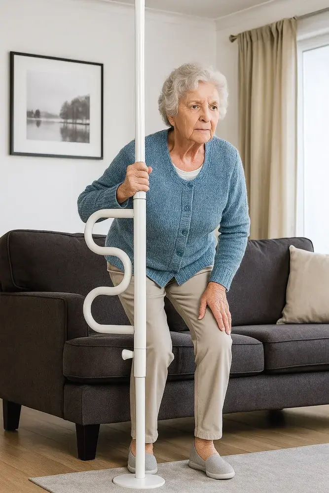 Barre d'appui sol plafond