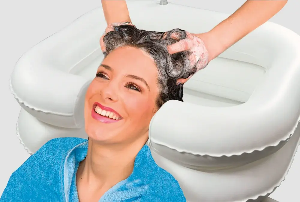 Bac à shampoing gonflable