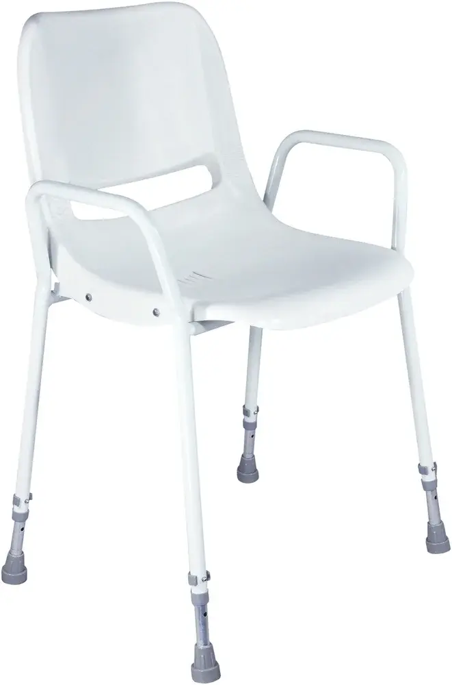 Chaise de douche à accoudoirs
