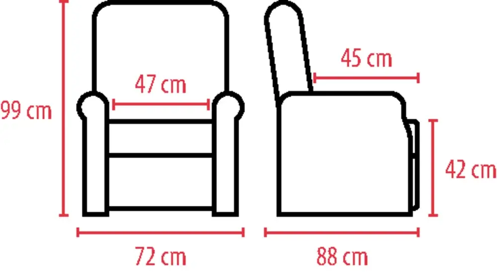 Fauteuil releveur 1 ou 2 moteurs Marion à accoudoirs escamotables