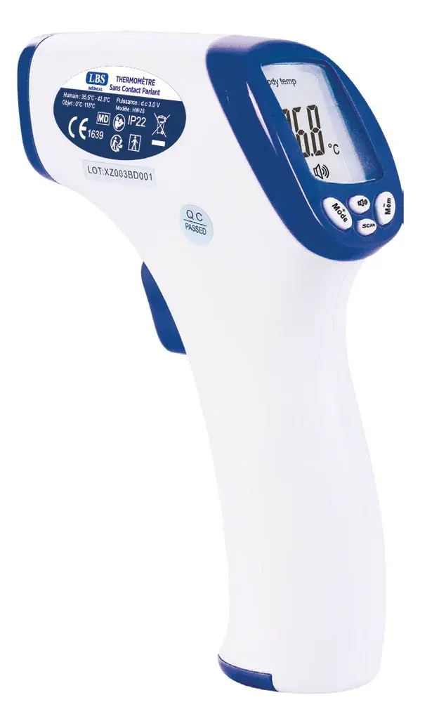 Thermomètre infrarouge parlant