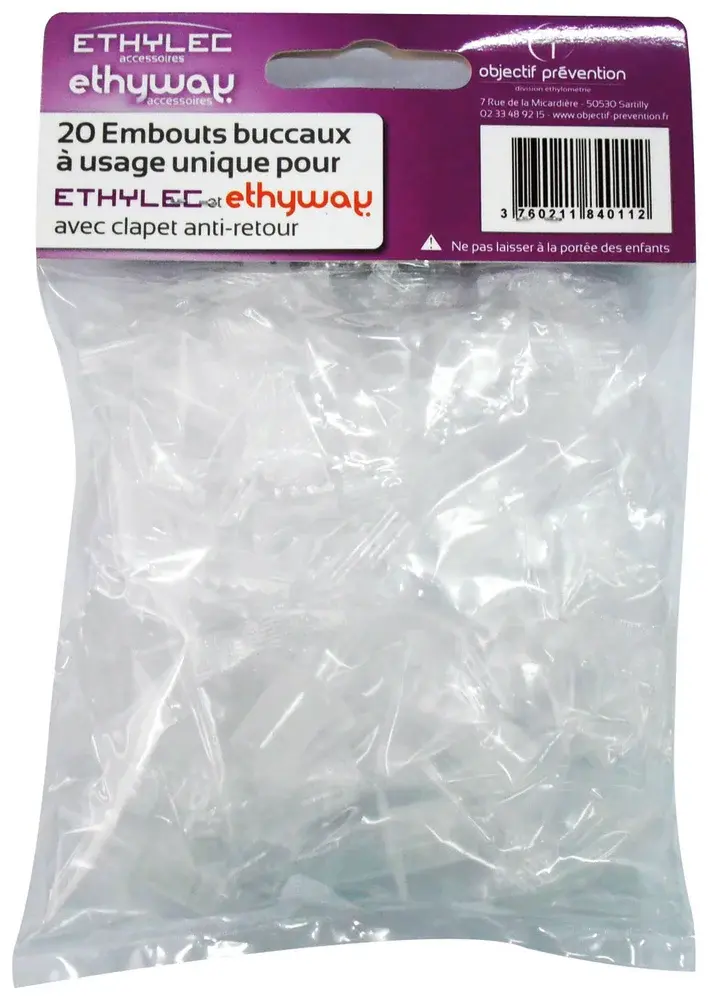 Embouts pour ethylotest Ethylec et Ethyway V2