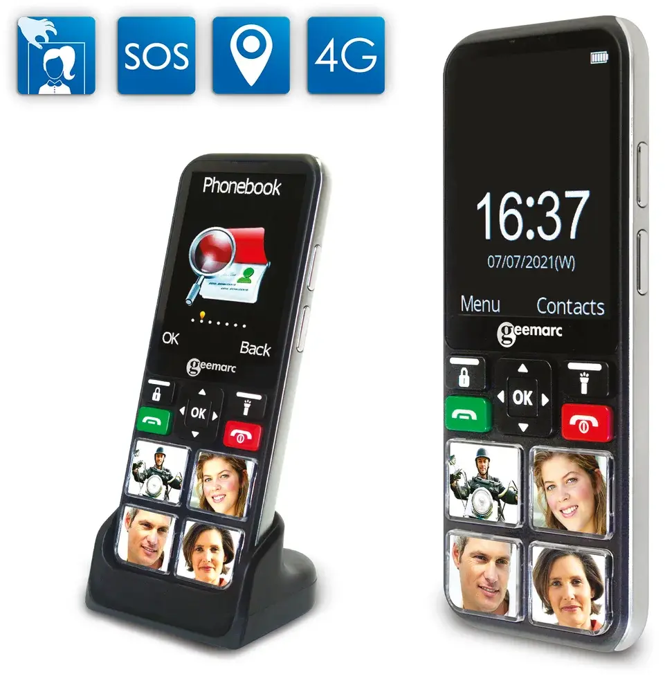 Téléphone portable sénior grand écran CL8000