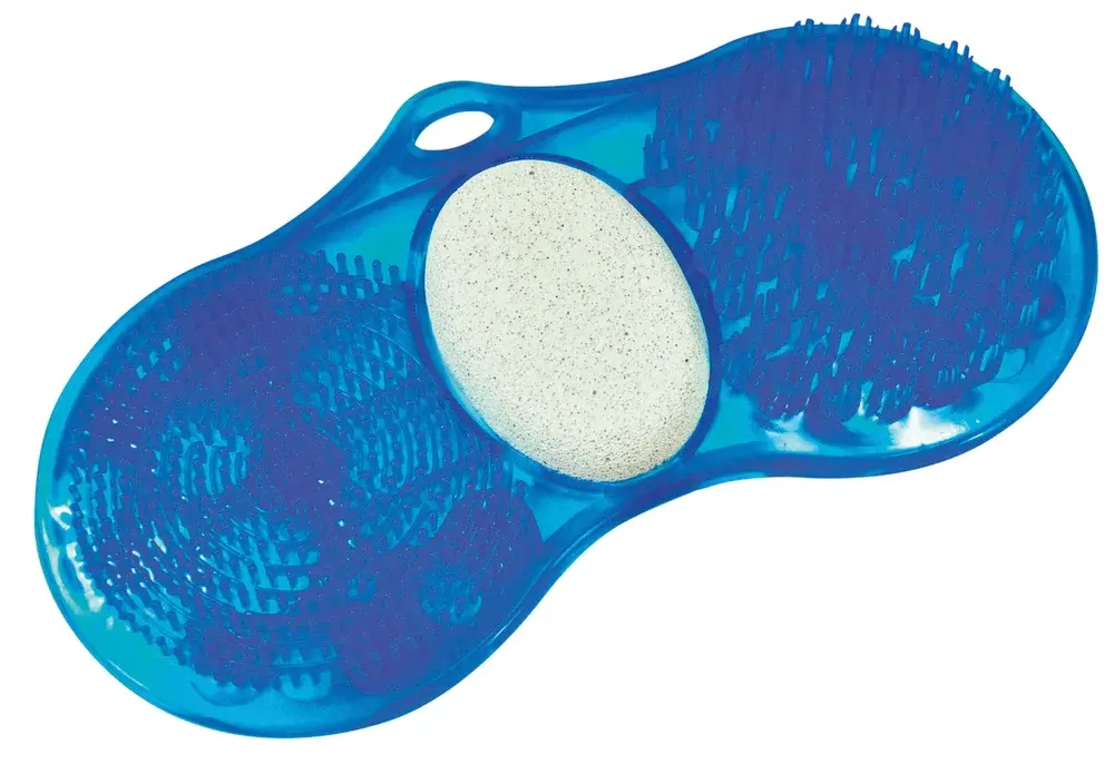 Brosse à pieds avec pierre ponce