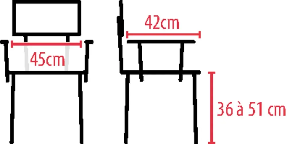 Chaise garde-robe 3-en-1 Talis