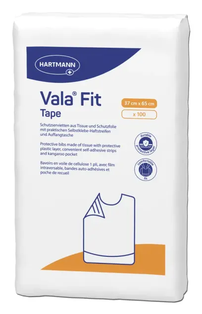Produit Bavoir adulte à usage unique ValaFit Tape Image