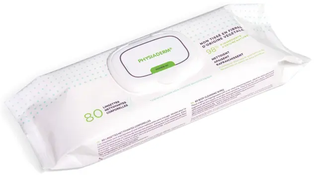 Produit Lingettes nettoyantes corporelles Physiaderm Image