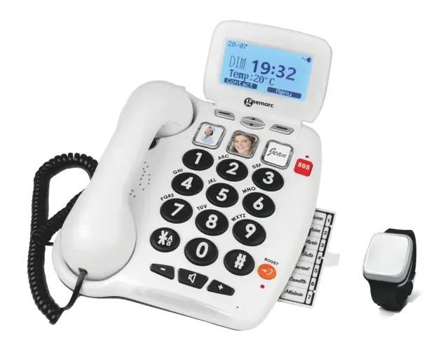 Produit Téléphone Serenities 100 avec bracelet alarme détection chute Image