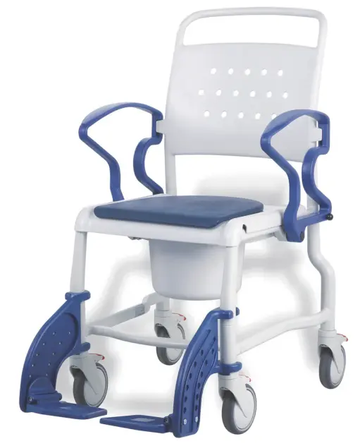 Produit Chaise de douche sur roues Bonn avec assise percée Image