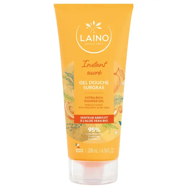 Produit Gel douche surgras abricot Laino Image
