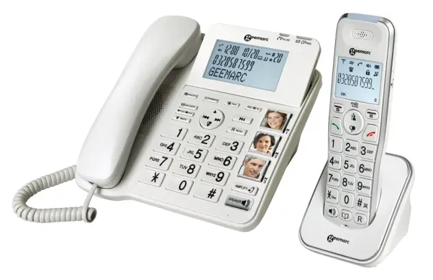 Produit Téléphone sénior filaire et combiné sans fil Amplect Combi 295 Image