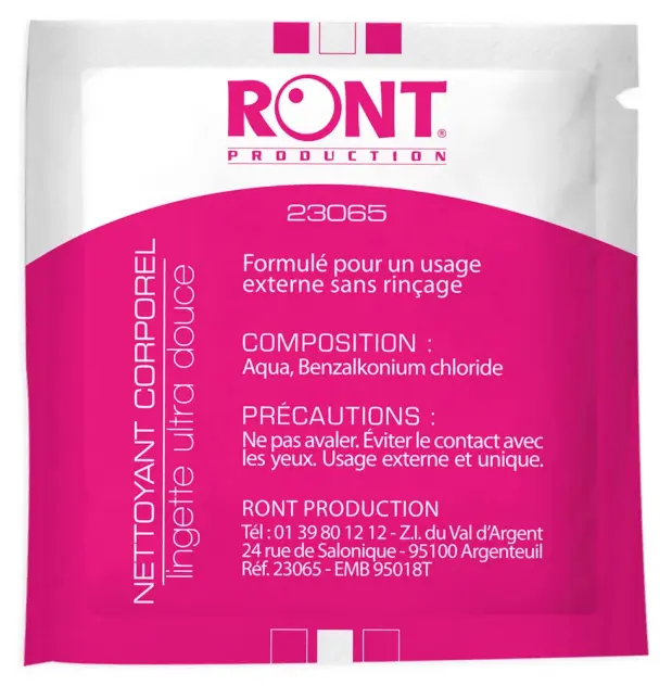 Produit Lingettes nettoyantes corporelles ultra douces Image