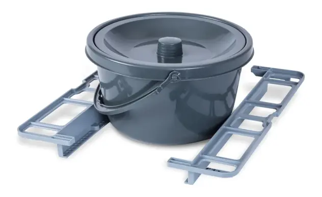 Produit Support et seau rond pour fauteuil de douche Bathmobile Image