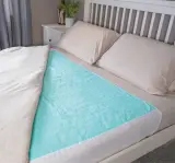 Vignette - Alèse de lit médicalisé réutilisable avec rabats