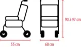 Vignette - Rollator 4 roues W05