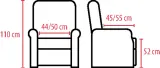 Vignette - Fauteuil releveur 1 ou 2 moteurs électrique Cocoon