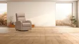 Vignette - Fauteuil releveur 1 moteur Olive spécial mal de dos