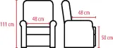 Vignette - Fauteuil releveur 1 moteur Move Up
