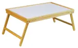 Vignette - Plateau de lit médicalisé en bois pliable et inclinable