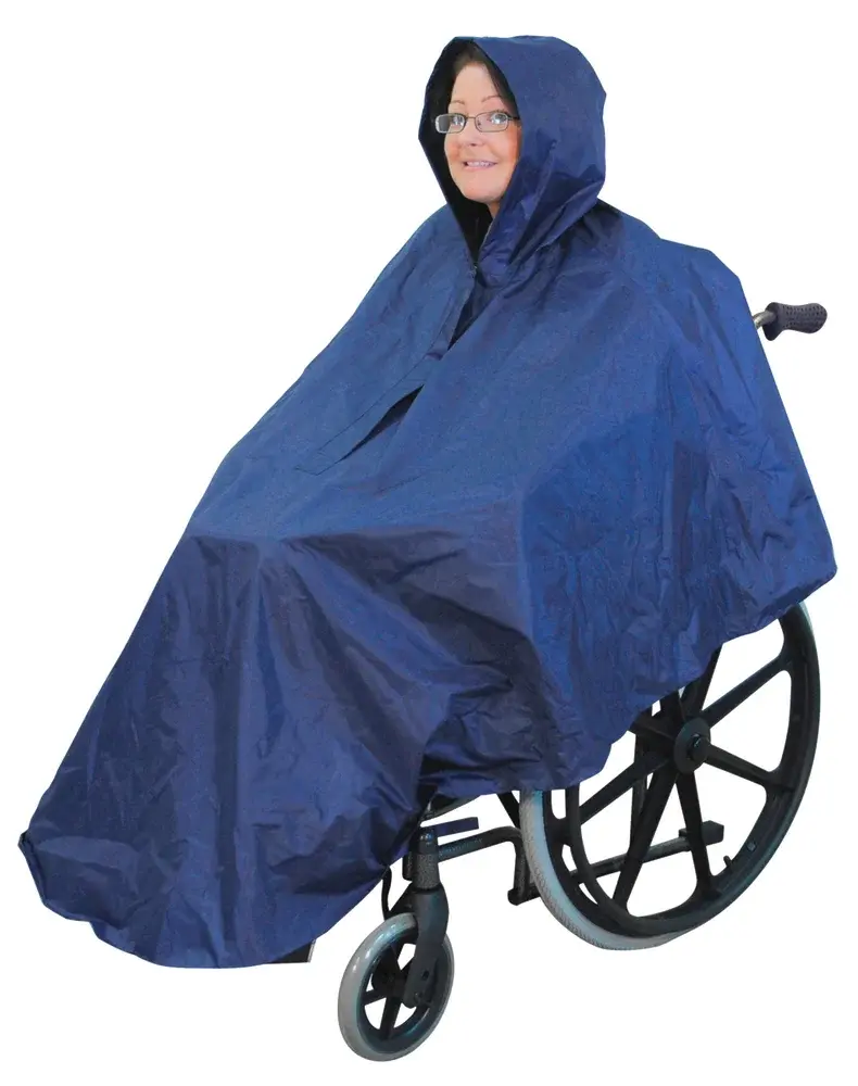 Imperméable spécial fauteuil roulant