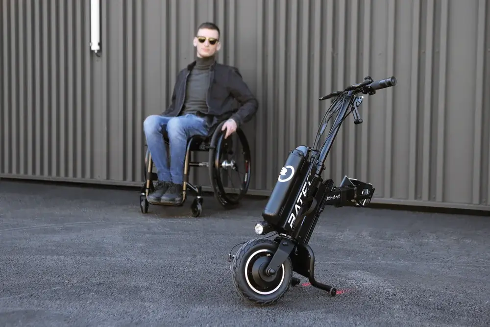 Motorisation électrique Batec Air pour fauteuil roulant