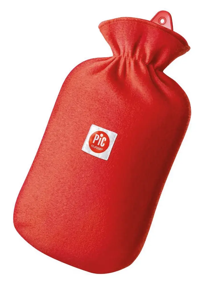 Bouillotte caoutchouc avec housse