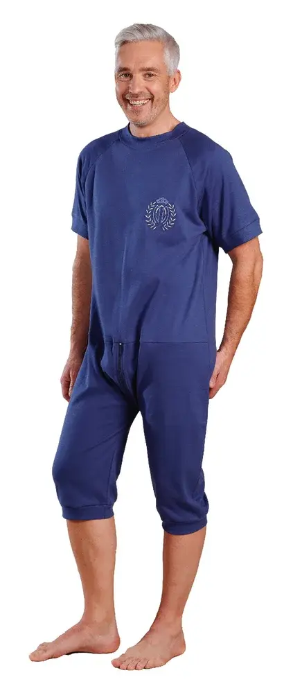 Grenouillère adulte mixte manches et jambes courtes