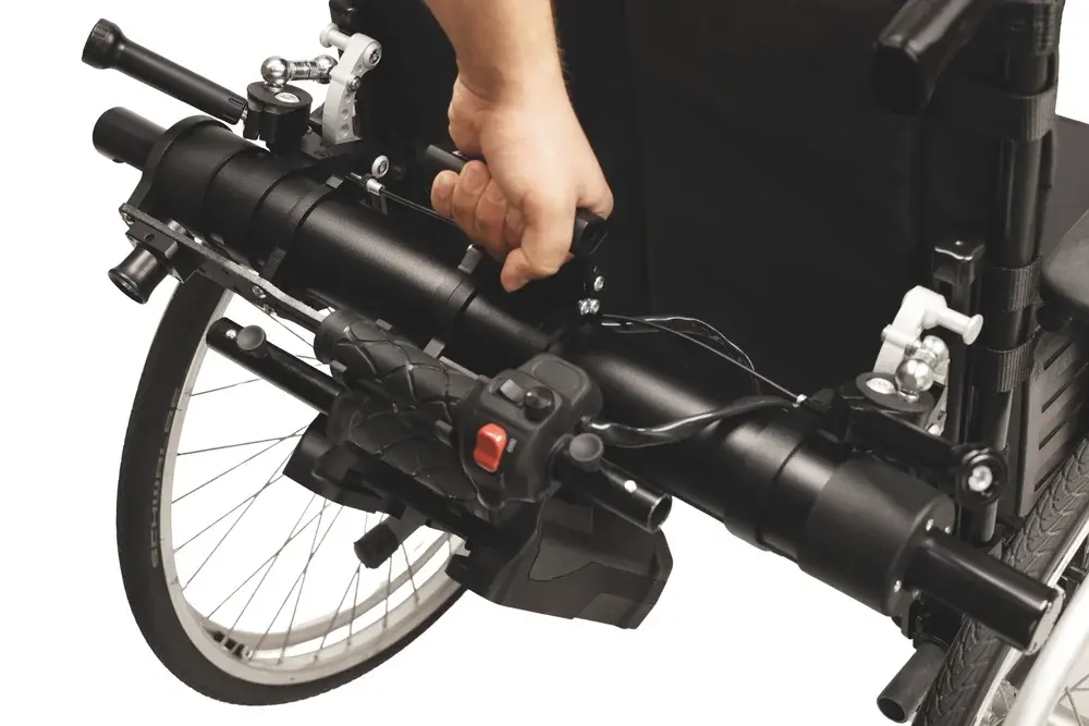 Motorisation fauteuil roulant Pousseur 3