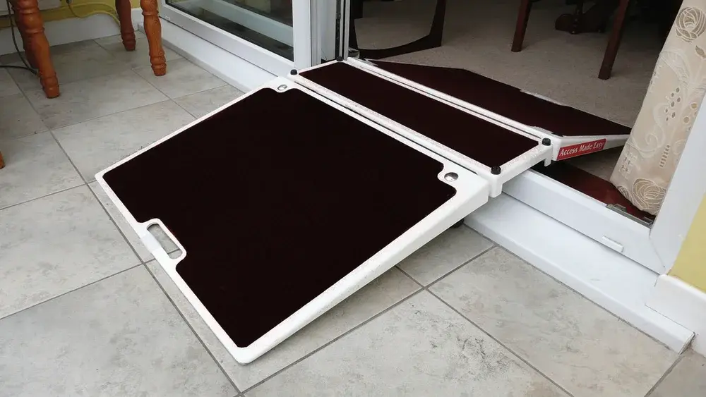 Rampe de seuil pliante