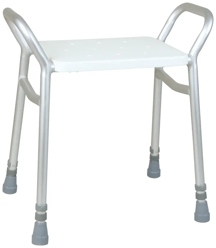 Tabouret de douche avec poignées